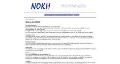 Desktop Screenshot of nokh.nl